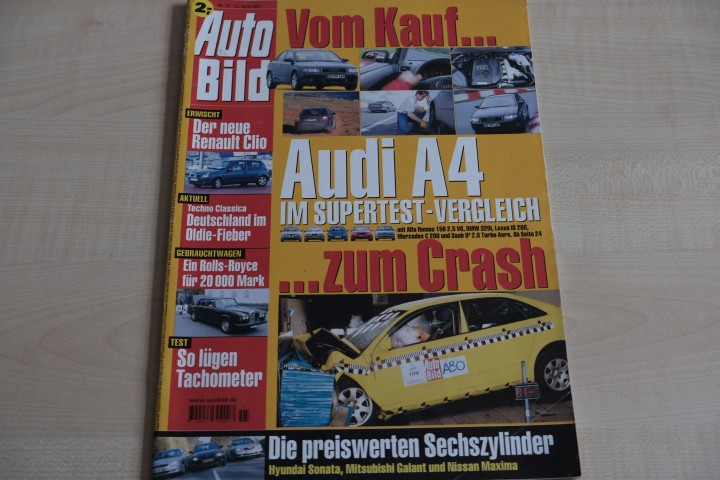 Deckblatt Auto Bild (15/2001)